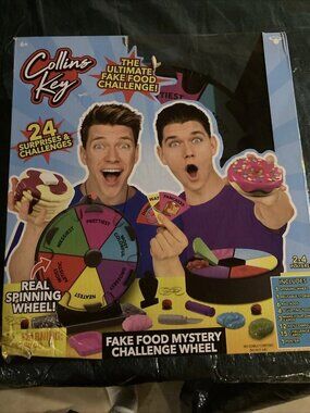 New Collins Key The Ultimate Fake Food Challenge Real Spinning Wheel 2-4 players